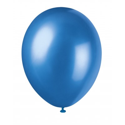 10 Ballons Bleu Roi