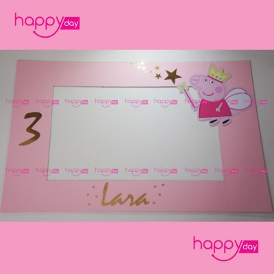 Cadre Selfie, Décoration Anniversaire - Peppa Pig